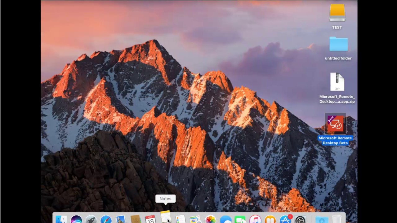 remote desktop connection for mac sierra